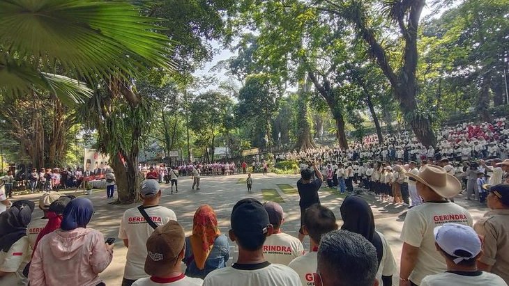 Semarakkan HUT ke-81 RI, DPC Gerindra Kota Bogor Gelar Fun Walk dan Mulai Panaskan Mesin Partai