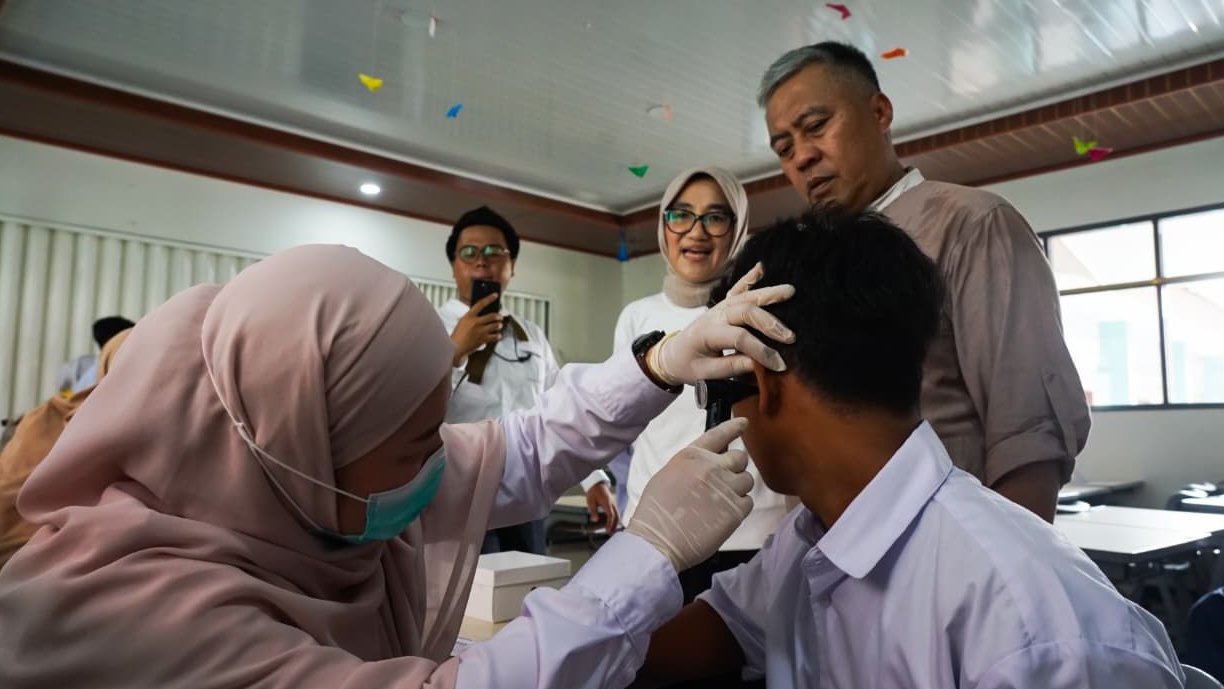 Siswa di Kota Bogor Jadi Sasaran Cek Kesehatan Gratis Sekolah.