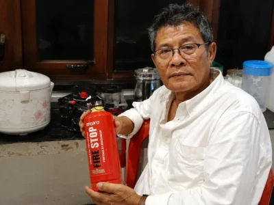 Inovasi Annaro Fire Stop berbahan kulit singkong karya Aryanto Misel