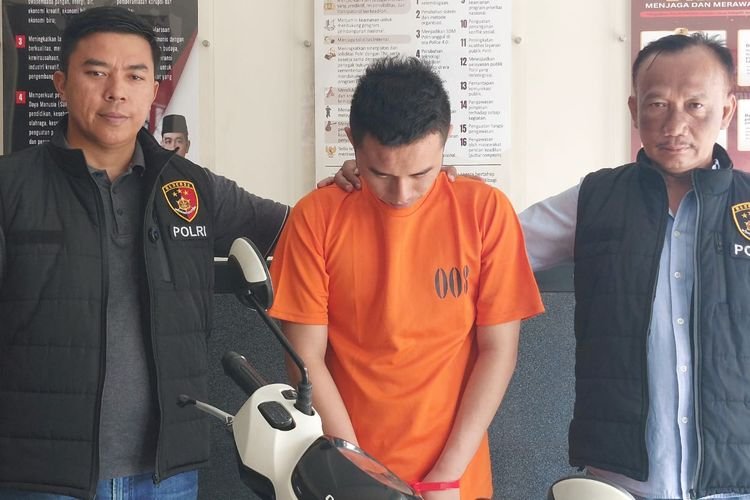 Pura-pura Numpang Nginap, Pria di Gunungputri Nekat Gasak Motor hingga HP Milik Temannya