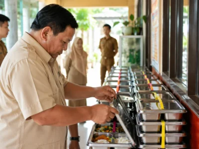 Program Makan Bergizi Gratis (MBG) menjadi program prioritas pemerintah dengan alokasi anggaran 2027 yang disesuaikan menjadi Rp240 triliun.
