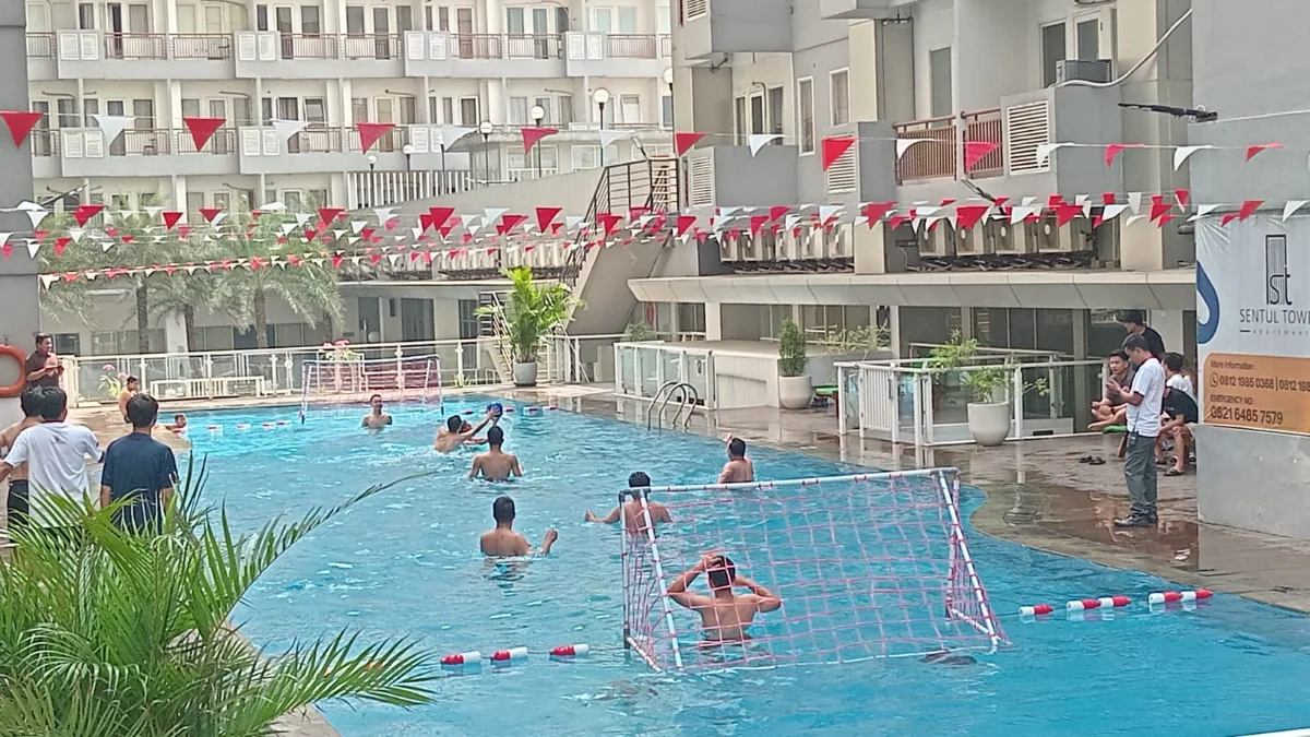 HUT RI ke-81 di Saffron Sentul City, tenis meja dan biliar satukan warga