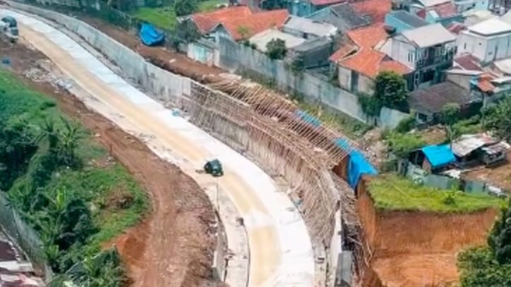 Progres Pembangunan Capai 70 Persen, Proyek Trase Baru Batutulis Bogor Masih Ditutup untuk Kendaraan