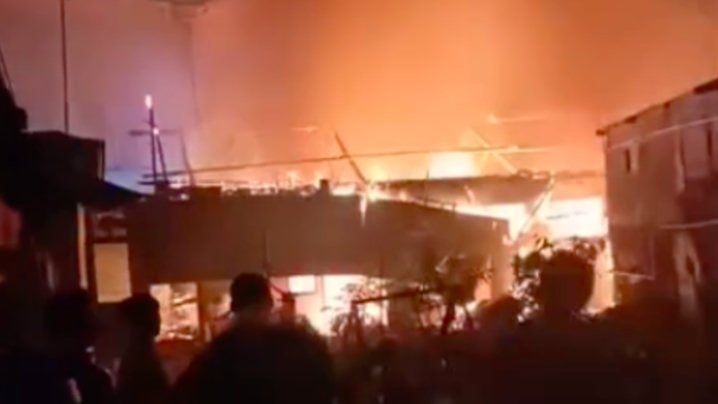 Diduga Akibat Korsleting Listrik, Kebakaran Hanguskan Kontrakan di Nanggewer Mekar Cibinong