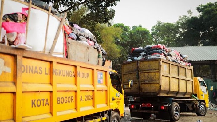 Pelayanan Persampahan di TPAS Galuga Berjalan Normal, 128 Truk Masuk Bergiliran