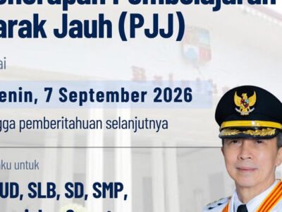 Demi Kesehatan Anak, Pemkot Bogor Berlakukan PJJ Mulai Senin Besok Imbas Abu Vulkanik Anak Krakatau