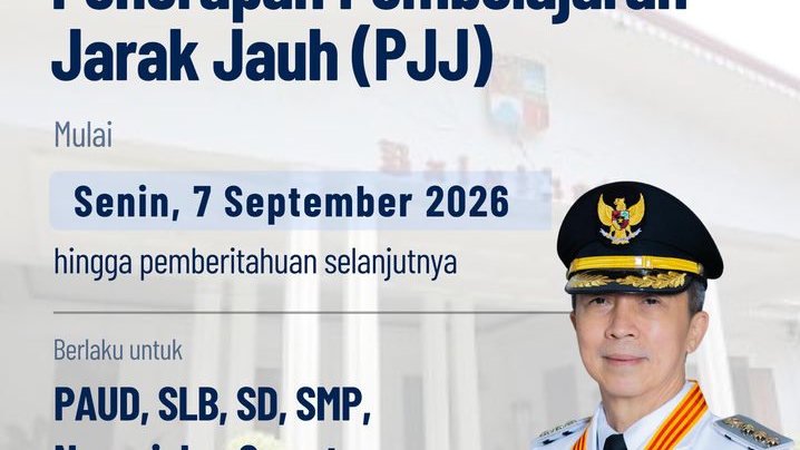 Demi Kesehatan Anak, Pemkot Bogor Berlakukan PJJ Mulai Senin Besok Imbas Abu Vulkanik Anak Krakatau