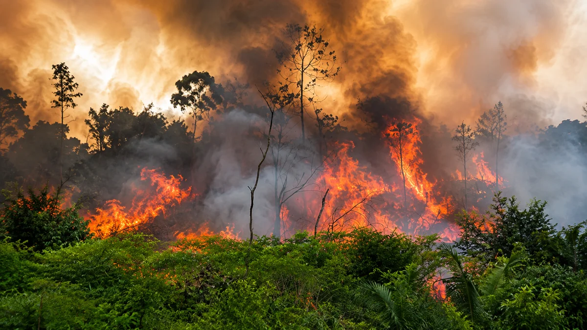 Karhutla membakar lebih dari 202 ribu hektare lahan di Indonesia sepanjang 2026