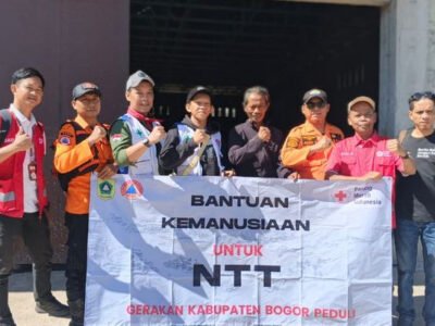 Gerakan Kabupaten Bogor Peduli Tiba di NTT, Bawa Bantuan Rp500 Juta untuk Korban Gempa