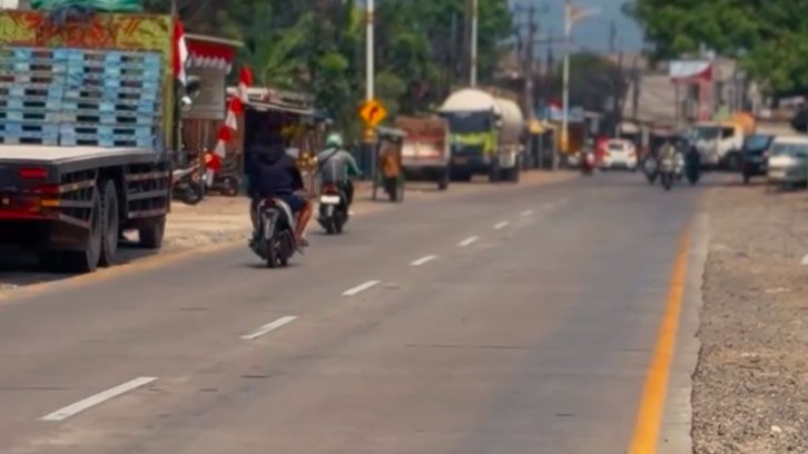 Telan Anggaran Rp8,1 Miliar, Rekonstruksi Jalan Narogong-Cileungsi-Cibinong Sepanjang 789 Meter Akhirnya Rampung