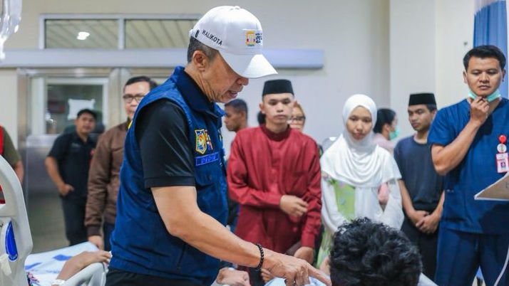 56 Anak Terdampak Kebakaran Pesantren Al-Falak Bogor, Dedia Rachim Pastikan Biaya Pengobatan Ditanggung Pemkot