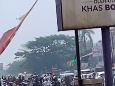 Tawuran Antarpelajar Pecah di Salabenda Bogor, Konvoi Motor Berujung Bentrok hingga Ganggu Lalu Lintas