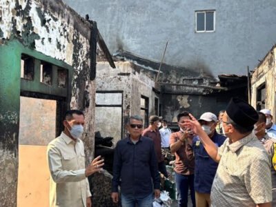 Wakil Bupati Bogor Tinjau Korban Kebakaran Cileungsi, Empat Rumah Hangus dan 8 Keluarga Terdampak