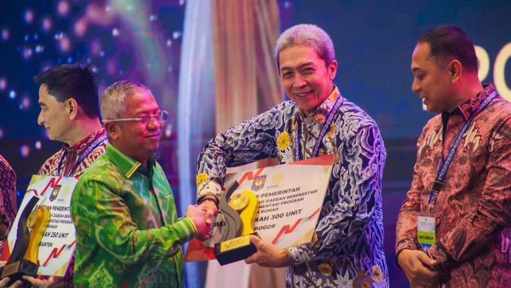 Pemkot Bogor Raih Penghargaan Implementasi Program 3 Juta Rumah dari Kemendagri dan Kementerian PKP