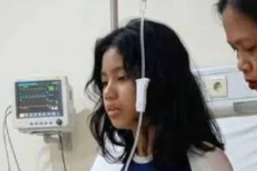 Febiola Br Purba, siswi asal Karo mengalami gangguan kesehatan diduga berkaitan dengan MBG