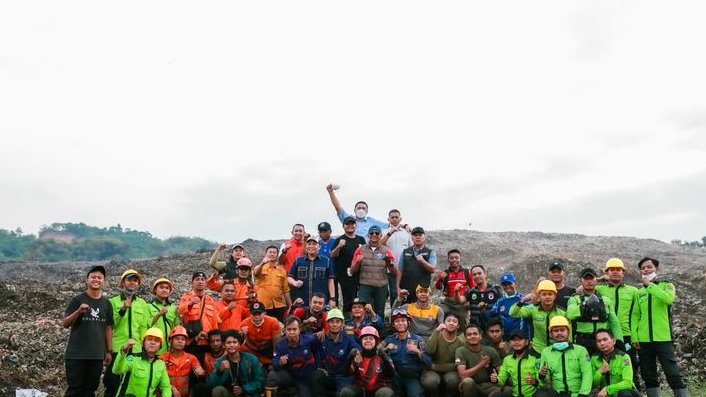 Api TPAS Galuga Padam 99 Persen, Petugas Tetap Siaga Antisipasi Bara Panas Muncul Kembali