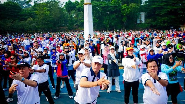 Wali Kota Bogor Dedie Rachim Ajak Warga Budayakan Berolahraga dan Dukung Atlet di Porprov XV