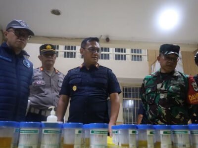 Lapas Gunungsindur Dirazia TNI-Polri dan BNN: 121 Orang Tes Urine, Ini Hasilnya