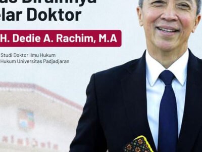 Raih Gelar Doktor Ilmu Hukum Unpad, Dedie A Rachim Perkuat Komitmen Bangun Kota Bogor