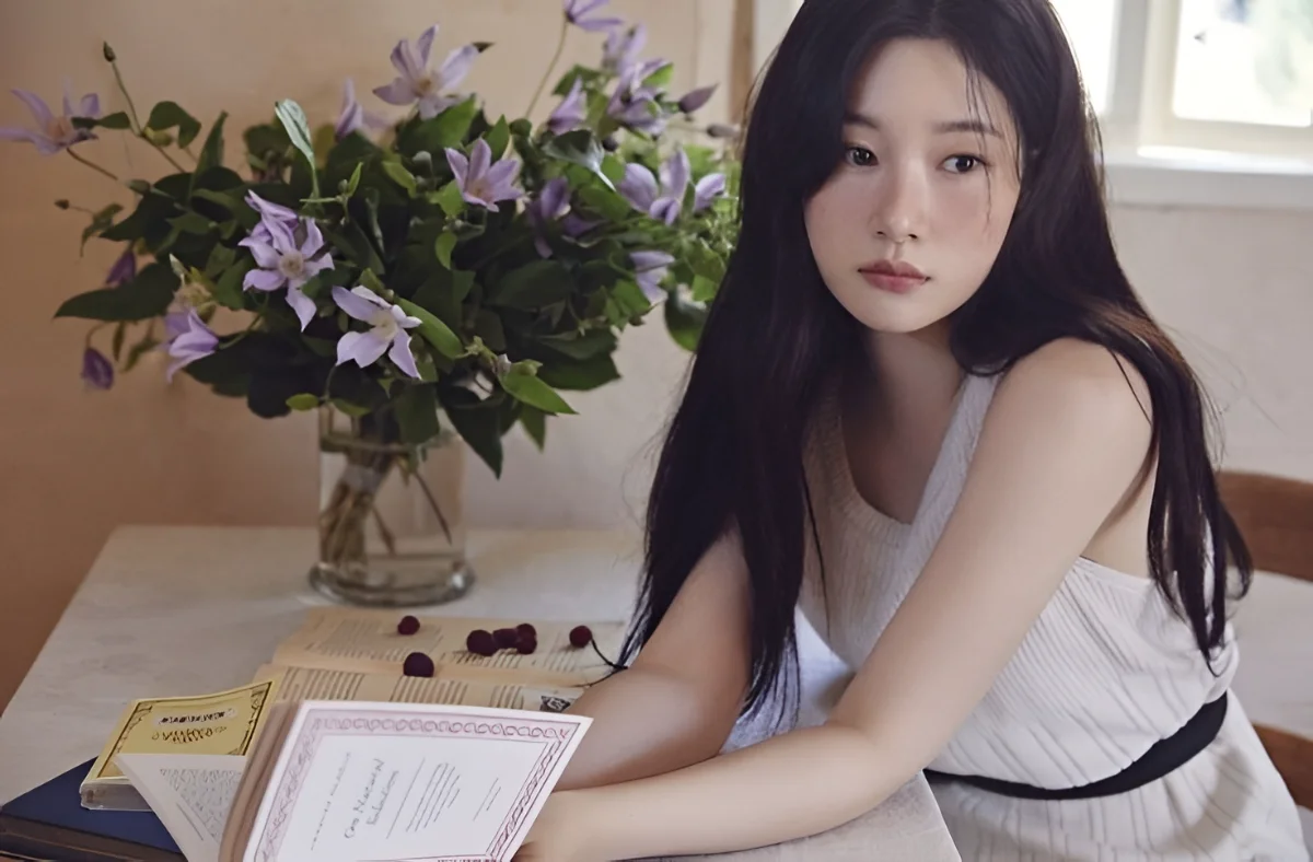 Makeup Jung Chae Yeon 7 look feminin yang mudah ditiru